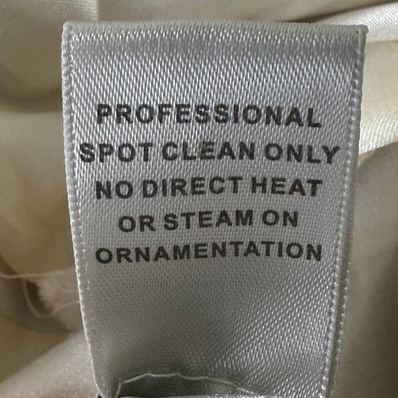 90s Y2k Cache Beaded Satin Tie Back Mermaid Formal Dress Sexy Party McBling 2 - Picture 9 of 15